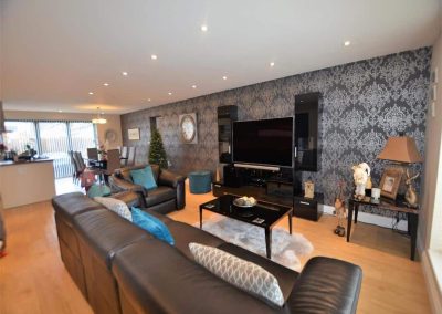 Byron Way Living Space with TV